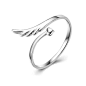 “天使的守护”时尚纯银戒指 