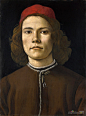 山德罗·波提切利(Sandro Botticelli)高清作品《Portrait of a Young Man》