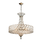 Elk Lighting 11925/8 Cumbria 8 Light Chandelier in Aged Silver