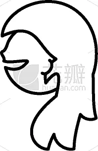 女孩,轮廓,人的脸部,小丑眼镜,可爱的,直的,肖像,自然美,头发,动物