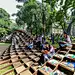 NUDES fabricates the 'bookworm' pavilion to foster a love of reading in india