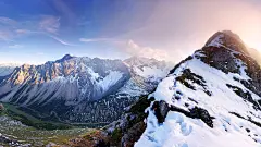 ID-931499-奥地利雪山全景壁纸高清大图