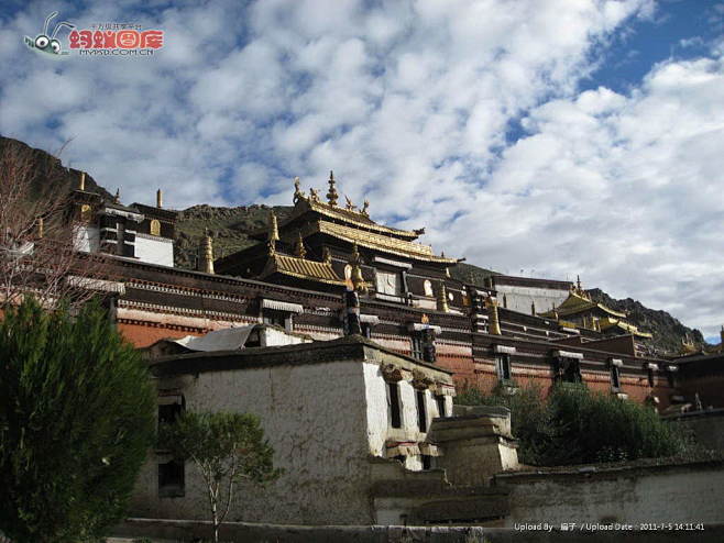 扎什伦布寺风光图片素材