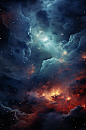 宇宙星河星空底图背景图