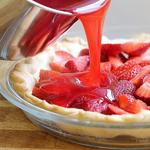 Strawberry pie-this ...