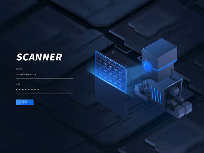 SCANNER  login page ...