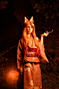 Kitsune (Japanese Mythology) by Faid-Eyren