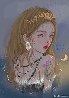 #十二星座系列拟人#
- 狮子座. (画师:HIhoAwang)
来源:@HIhoAwang-微博

可头像x壁纸｜禁商用｜转载请注明出处