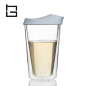 Hausgebrauch 花茶泡杯 双层玻璃水杯 隔热耐高温创意饮料杯 原创 设计 新款 2013 正品 代购  德国
