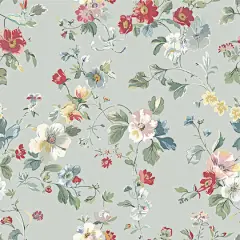 矢量图 AI 满印 四方连续 植物 花卉 ai 家纺 床上用品 复古风 数码印花-POP服装趋势网