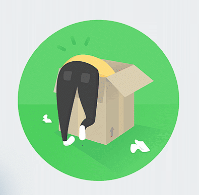 APP页面空数据提示插画图形分享[PSD...