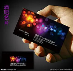 黑色炫彩名片设计模板大图 点击还原 - 两只猫的流浪故事采集到平面设计-海报/招贴/平面广告 - 花瓣