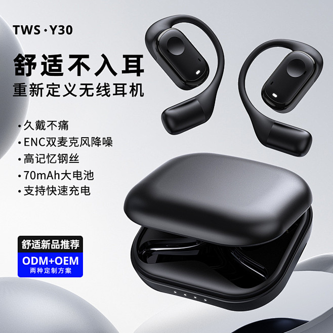 OWS无线蓝牙耳机 新款挂耳开放式不入耳...