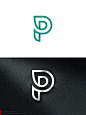 Letter P Logo. Travel #branding #corporate