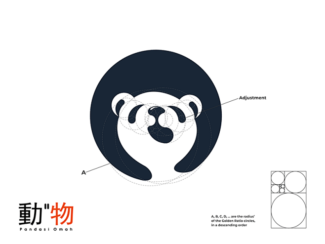 熊猫负空间LOGO-字体传奇网（ZITI...