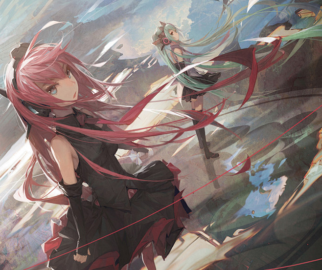 miku＆Luka~  北极光「Die ...