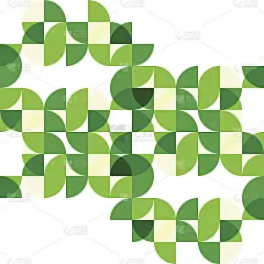绿色镶嵌矢量背景