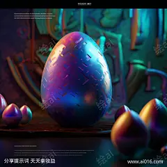 复活节彩蛋_提示词查看_Midjourneyai绘图工具关键词描述词咒语_1024X1024像素-彩蛋,复活节,渲染,建模,可爱的,油画,宝丽来照片,原画,3D,写实-提示词编号:2023062513289315-绘ai-www.ai016.com