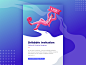 Dribbble Invitation Illustration