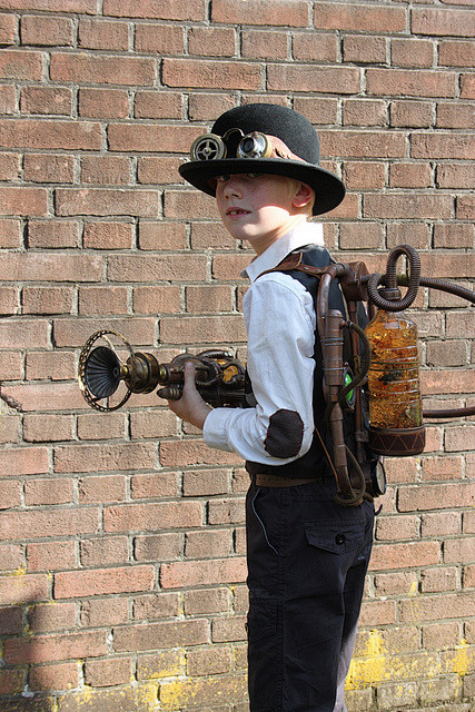 steampunk kid 1 by e.