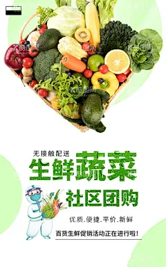 生鲜蔬菜社区团购  - 源文件下载【酷图网】社区团购,水果产地,产地直销,快递团购,微信程序,app,精品推荐,超值优惠,拼团流程,团购群,海报,果蔬,蔬菜,新鲜,水果,社区电商,生鲜海报,生鲜美食,微信团购,绿色展架,新品,低价,天天特价,提货
