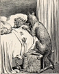 古斯塔夫·多雷（法语：Gustave Doré，1832年1月6日—1883年1月23日）出生于法国的斯特拉斯堡，19世纪法国著名版画家、雕刻家和插图作家。自幼喜爱绘画，此后潜心练习。他以幽默画成名。
1853年为拉伯雷的小说作插图大获成功。此后被出版商邀请为多部世界名著作画，成为欧洲闻名的插画家。他为拉伯雷、巴尔扎克《圣经》以及但丁、弥尔顿、塞万提斯等伟大作家所做的插图便使他一举成名。