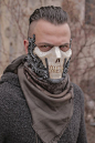 THE RAIDER Resin Skull Half-Face Mask