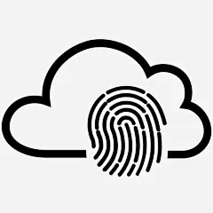 云传感器服务扫描图标_88ICON https://88icon.com 云传感器 服务 扫描 信息 身份 指纹 数据 计算 指纹扫描 云计算