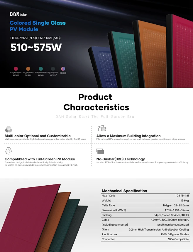 Dah Full Screen Pv Module Colorido Customizável Vermelho Verde Cinza ...