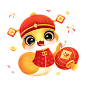 蛇年文化蛇PNG元素