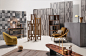 Raw Material : Decorative surfaces in graphic textures infuse personalities with eclectic spaces.