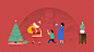 santa-spreading-joy-ui-banner-preview #人物# #扁平# 采集@GrayKam