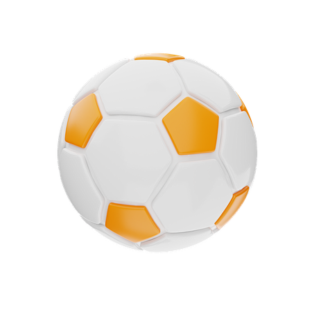 足球3D插图