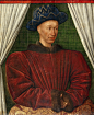 Фуке, Жан (Тур c.1420 - c.1480) -- Портрет Карла VII, короля Франции