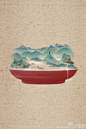 长安月 — Summer ice dessert that is made of chinese...