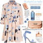 A fashion look from August 2015 featuring floral dress, ankle strap pumps and red handbags. Browse and shop related looks.