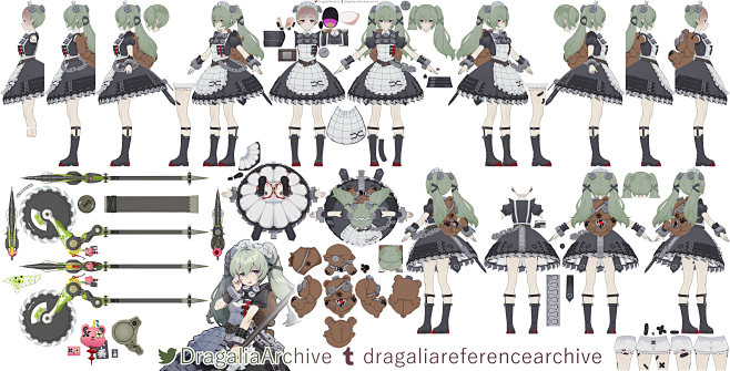 Corin Wickes model references by DragaliaArchive