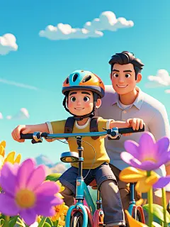 父亲节海报素材 ai咒语分享 - 小红书