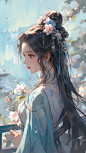古风美人，唯美，古风，中国风，美女