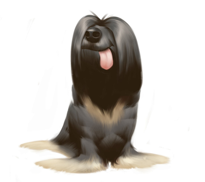 Dog caricature , Ste...