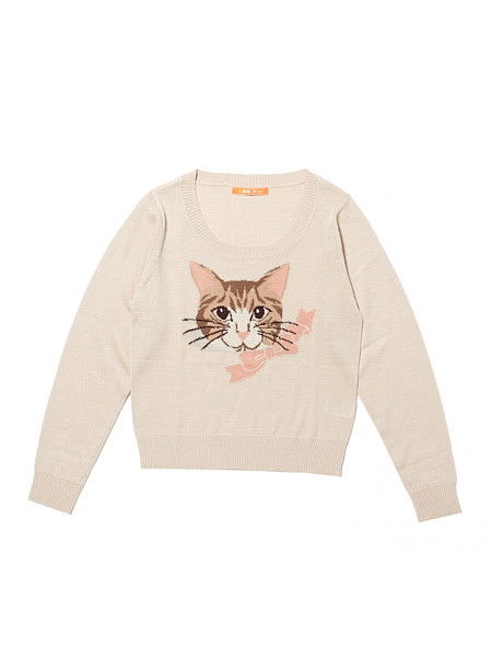 fint Cat针织衫