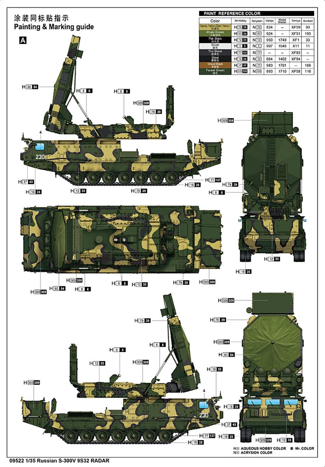 俄罗斯S-300V 9S32雷达车(a)-花瓣网