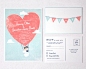 DIY Customisable and Printable Wedding Invite and RSVP card