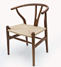 Wishbone Chair北欧实木餐椅丹麦设计师原创西餐厅咖啡厅首选-淘宝网