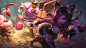 General 3840x2160 League of Legends Riot Games sugar Evelynn (League of Legends) Evelynn braum braum shield Ziggs Ziggs (League of Legends)