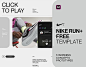 Nike Run+ | App Redesign | Concept