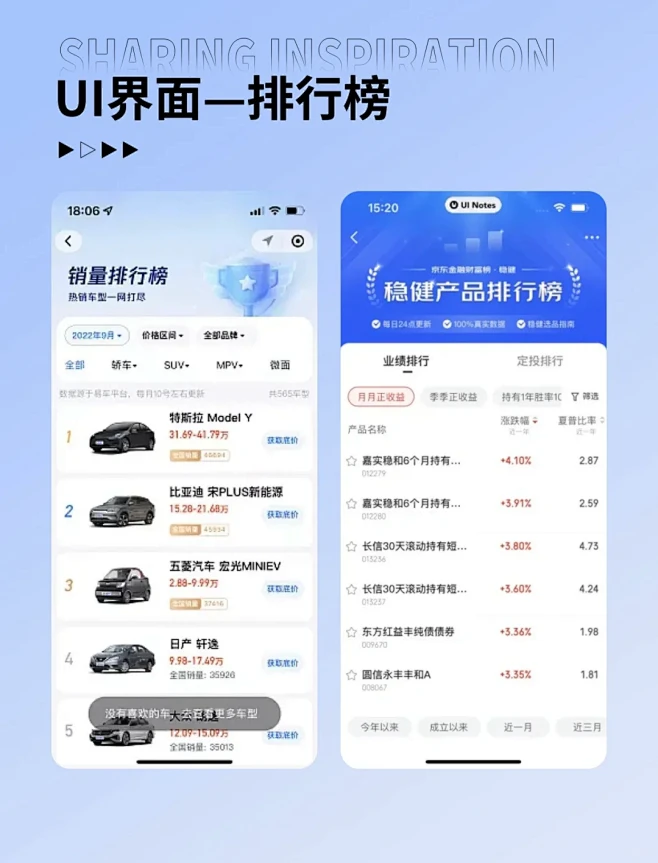 UI设计｜排行榜界面设计灵感分享 - 小红书-花瓣网