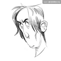 M521 Kenny 手绘 插画 欧美 卡通 头像 作品 参考资料-淘宝网