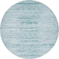 Jill Zarin Uptown Collection by Madison Avenue Turquoise 8' 0 x 8' 0 Round Rug.