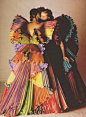 #dresscolorfully madames butterfly: roberto capucci gowns, 1985